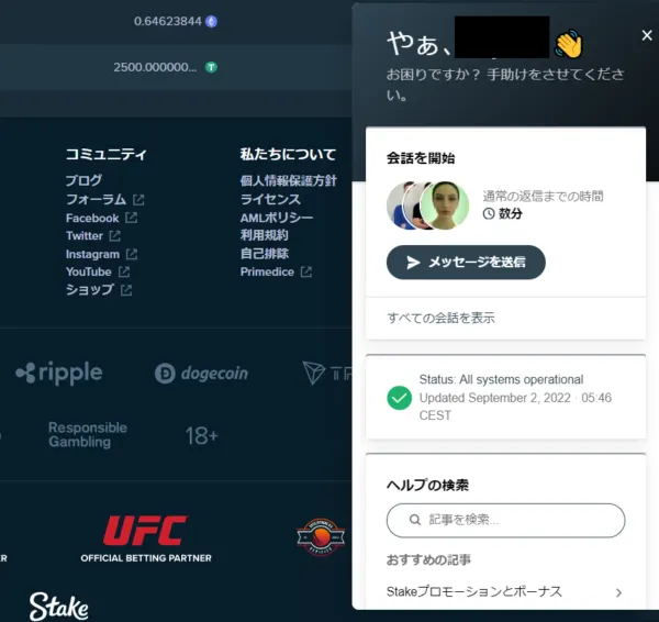 24時間日本語サポート